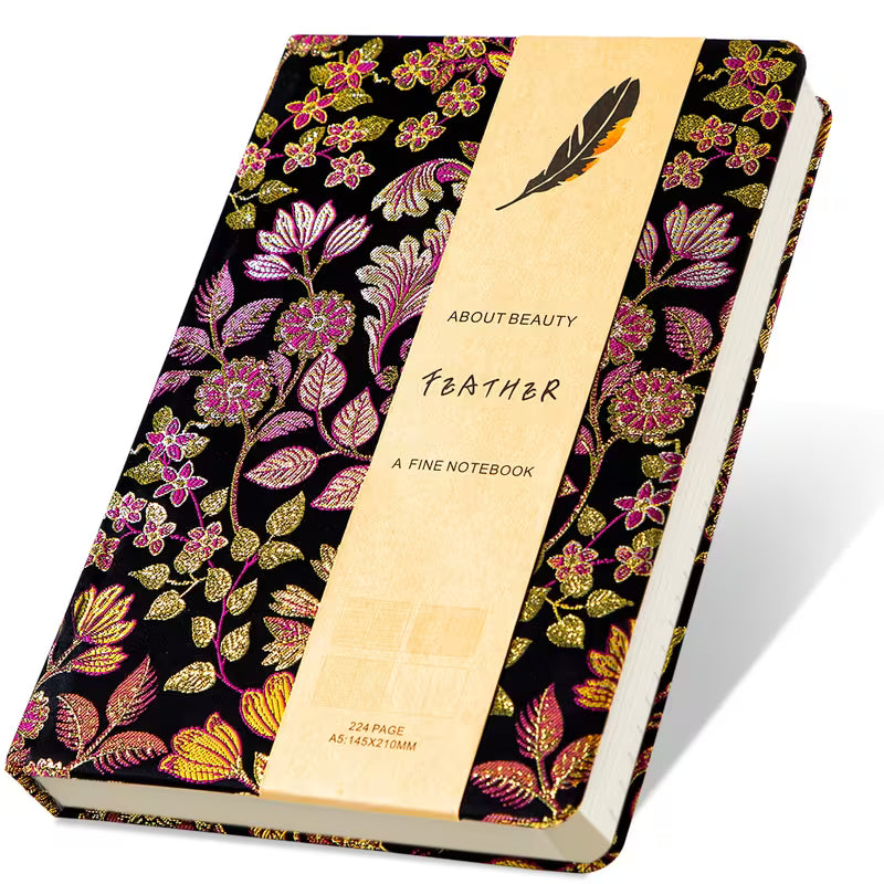 Floral hardcover devotional journal